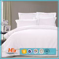 Poly Cotton Double Embroidery Style Bedding Set For Luxury Hotel Bed